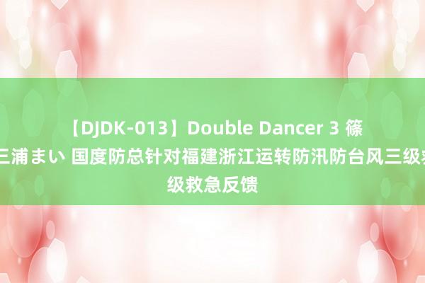 【DJDK-013】Double Dancer 3 篠田ゆう 三浦まい 国度防总针对福建浙江运转防汛防台风三级救急反馈