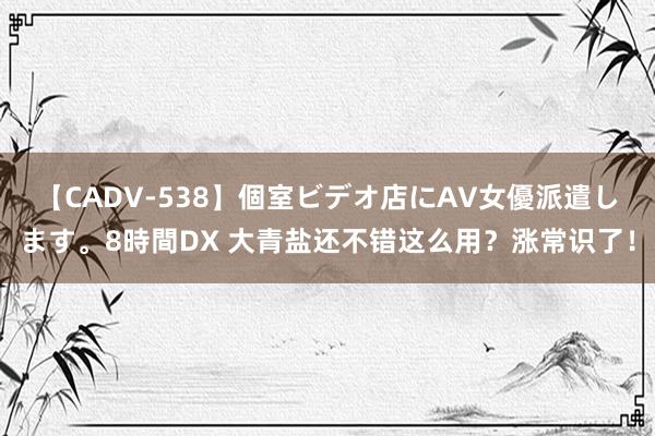 【CADV-538】個室ビデオ店にAV女優派遣します。8時間DX 大青盐还不错这么用？涨常识了！