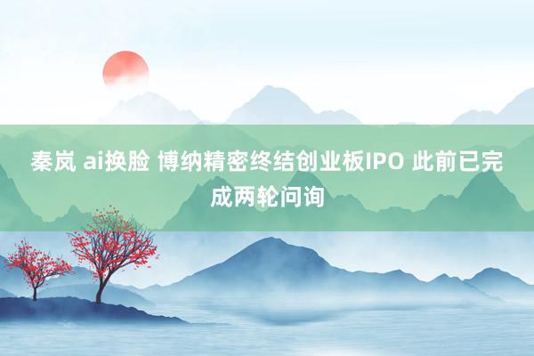 秦岚 ai换脸 博纳精密终结创业板IPO 此前已完成两轮问询