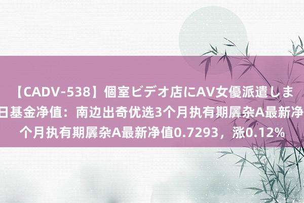 【CADV-538】個室ビデオ店にAV女優派遣します。8時間DX 8月22日基金净值：南边出奇优选3个月执有期羼杂A最新净值0.7293，涨0.12%